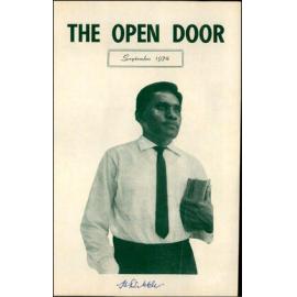  The Open Door - The Missionary Organ of the Methodist Church of New Zealand - Vol. 54 No. 2 (September, 1974)