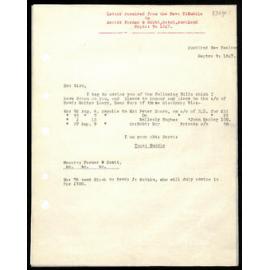 Letter to Messrs. Farmer and Scott from Rev. T. Buddle