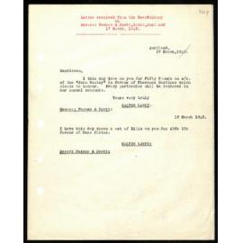 Letter to Messrs. Farmer and Scott from Rev. W. Lawry