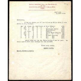 Letter to Secretaries from Rev. W. Lawry