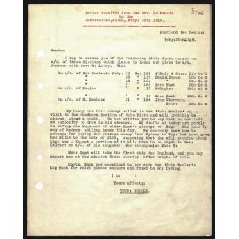 Letter to Secretaries from Rev. T. Buddle