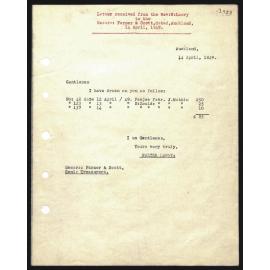 Letter to Messrs. Farmer and Scott from Rev. W. Lawry