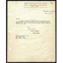 Letter to Messrs. Farmer and Scott from Rev. T. Buddle