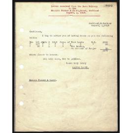Letter to Messrs. Farmer and Scott from Rev. W. Lawry