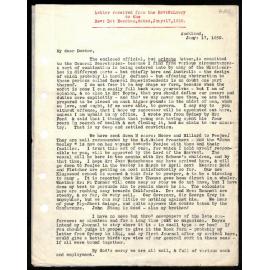 Letter to Rev. Dr. Beecham from Rev. W. Lawry