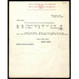 Letter to Secretaries from Rev. W. Lawry