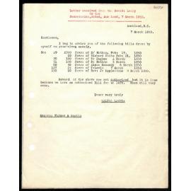 Letter to Secretaries from Rev. W. Lawry