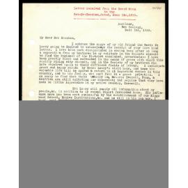 Letter to Rev. Dr. Beecham from Rev. W. Woon