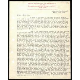 Letter to Rev. J. Beecham from Rev. J. Wallis