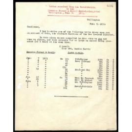 Letter to Secretaries, Messrs. Farmer and Scott from Rev. J. Watkin
