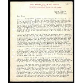 Letter to Rev. G. Osborne from Rev. G. Smales