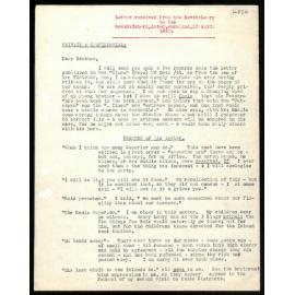 Letter to Rev. G. Osborne from Rev. W. Lawry