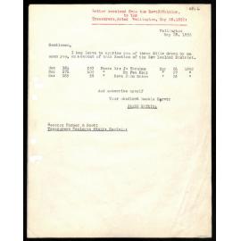 Letter to Secretaries from Rev. T. Buddle