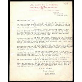 Letter to Rev. G. Osborne from Rev. W. Lawry