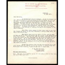 Letter to Rev. E. Hoole from Rev. T. J. Jagger