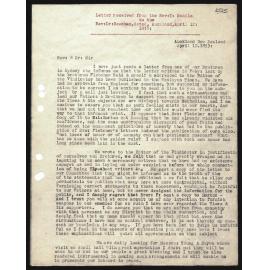 Letter to Rev. Dr. Beecham from Rev. T. Buddle