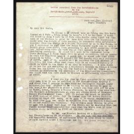 Letter to Rev. E. Hoole from Rev. W. B. Boyce