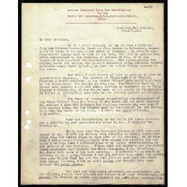 Letter to Rev. Dr. Beecham from Rev. W. Lawry