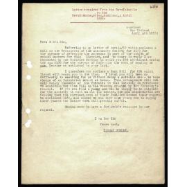 Letter to Rev. E. Hoole from Rev. T. Buddle