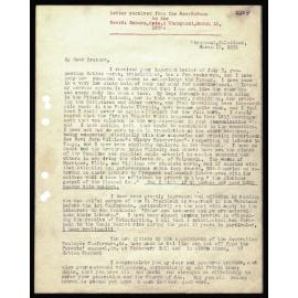 Letter to Rev. J. Osborn from Rev. W. Woon