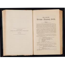 The New Zealand Wesleyan Missionary Society Annual Report 1875