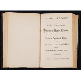 Annual Report of the New Zealand Wesleyan Home Mission and Church Extension Fund with a List of Contributions for the Year Ending 31st December, 1880