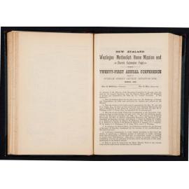 New Zealand Wesleyan Home Mission and Church Extension Fund - Twenty-First Annual Conference held in Durham Street Church, Christchurch, March 1894 [Annual Report]