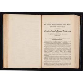 New Zealand Wesleyan Home Mission and Church Extension Fund - Twenty-Second Annual Conference held in St. John's Church, Nelson, March 1895 [Annual Report]