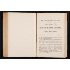 New Zealand Wesleyan Home Mission and Church Extension Fund - Twenty-Ninth Annual Conference held in Trinity Church, Dunedin, March 1902 [Annual Report]