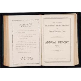 Annual Report (New Series) of the New Zealand Methodist Home Mission and Church Extension Fund with a Survey of the Field for the Year Ending December 31st, 1909
