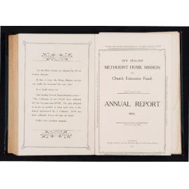 Annual Report (New Series) of the New Zealand Methodist Home Mission and Church Extension Fund with a Survey of the Field for the Year Ending December 31st, 1911
