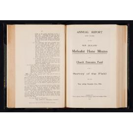 Annual Report (New Series) of the New Zealand Methodist Home Mission and Church Extension Fund with a Survey of the Field for the Year Ending December 31st, 1913