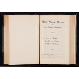 Home Mission Review of New Zealand Methodism 1914 [containing] The Annual Report of the Home Mission and Church Extension Fund of New Zealand Methodism, For the Year 1914