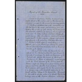 Manukau Circuit – Manukau Circuit Report by Rev. Thomas Buddle