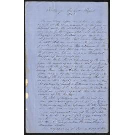 Hokianga Circuit – Hokianga Circuit Report by Rev. William Rowse