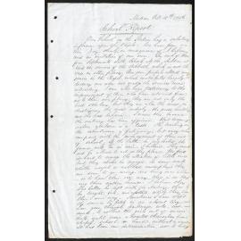Mokau Circuit – Mokau Circuit School Report by Rev. C. H. Schnackenberg