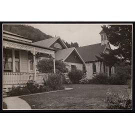 Te Aroha Methodist Church - Parsonage, Sunday School Hall, and Church