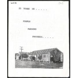 25 Years On - People, Parsons, Progress