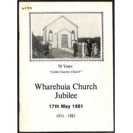 Wharehuia Church Jubilee - 17th May 1981 - 1911-1981