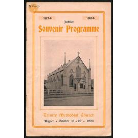 Trinity Methodist Church - 1874-1924 - Jubilee - Souvenir Programme - Napier - October 11-20, 1924