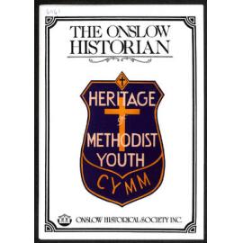 The Onslow Historian - Heritage of Methodist Youth - Ngaio Methodist Bible Classes - An Illustrated History 1923-1973