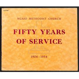 Ngaio Methodist Church - Fifty Years of Service - 1904-1954