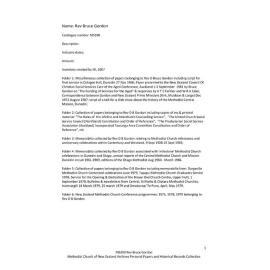 MS-390 – Rev. Bruce Gordon