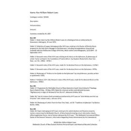 MS-393 – Rev. William Robert Laws