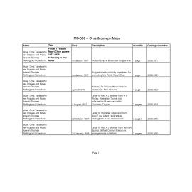 MS-539 – Oma & Joseph Moss