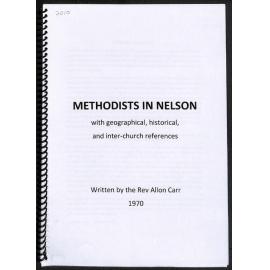 Methodists in Nelson with Geographical, Historical, and Inter-Church References