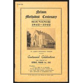 Nelson Methodist Centenary - Souvenir - 1842-1942