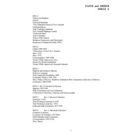 AKL - Faith and Order