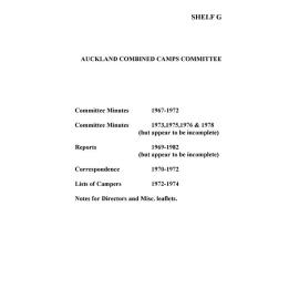 AKL2006 - Auckland Combined Camps Committee