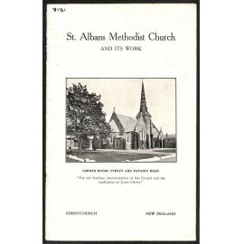 St. Albans Methodist Church and its Work